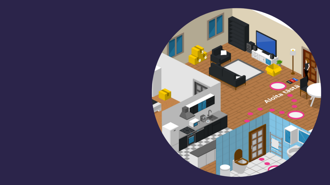Housing skill learning game illustration